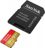 Ficha técnica e caractérísticas do produto Cartão Micro SDXC SanDisk 64GB Extreme Classe 10 UHS-I U3 A2 160MB/s