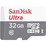 Ficha técnica e caractérísticas do produto Cartão MicroSDHC Sandisk 32GB Classe 10 Ultra 80MB/s
