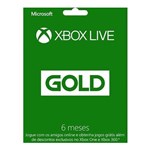 Ficha técnica e caractérísticas do produto Cartao Microsoft XBOX Live GOLD 6 Meses 2AU-00005