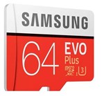 Ficha técnica e caractérísticas do produto Cartão Samsung Micro Sd Evo Plus 64gb 100 Mb/s U3