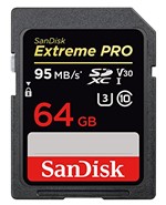 Ficha técnica e caractérísticas do produto Cartão Sandisk 64gb 95mb's Extreme Pro Uhs-i Sdxc