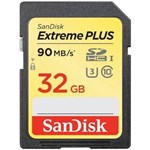 Ficha técnica e caractérísticas do produto Cartão Sandisk Sd Extreme 32gb 90 Mb/s