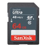 Ficha técnica e caractérísticas do produto Cartão Sd Sandisk Ultra 64gb
