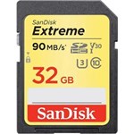 Ficha técnica e caractérísticas do produto Cartão Sd Sdhc Extreme Sandisk 32gb Classe 10