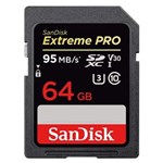 Ficha técnica e caractérísticas do produto Cartão Sd Sdxc Extreme Pro 64gb 95mb/s Classe 10 U3 4k Dslr