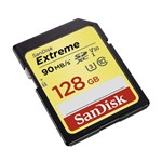 Ficha técnica e caractérísticas do produto Cartão Sd Sdxc Sandisk Extreme 128gb 90mb/s U3 Lacrado