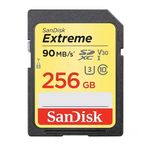 Ficha técnica e caractérísticas do produto Cartão Sd Sdxc Sandisk Extreme 256gb U3 90mbs Lacrado