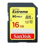 Ficha técnica e caractérísticas do produto Cartão Sdhc 16gb Sandisk C10 Extreme