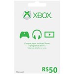 Ficha técnica e caractérísticas do produto Cartão Xbox Live 50 - Xbox 360
