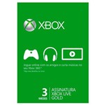 Ficha técnica e caractérísticas do produto Cartão Xbox Live Gold - 3 Meses