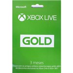 Ficha técnica e caractérísticas do produto Cartão Xbox LIVE 3 MESES GOLD - Microsoft