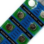 Ficha técnica e caractérísticas do produto Cartela Pilha Bateria Ag13 Lr44 Cx44 Lr44w 1.55v 10 Peças Botão Relogio Alcalina Favix