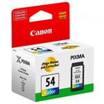 Ficha técnica e caractérísticas do produto Cartucho Canon Cl-54 Colorido Compatível com Impressora E481 (Emb. Contém 1un.)