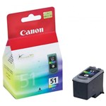 Ficha técnica e caractérísticas do produto Cartucho Canon CL51 Colorido Original 21ml - Canon
