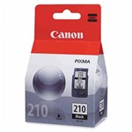 Ficha técnica e caractérísticas do produto Cartucho Canon Pg210 9ml Preto(210) / Un / Canon