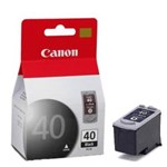 Ficha técnica e caractérísticas do produto Cartucho Canon PG40 PG-40 Preto PIXMA IP1200 IP1300 MP140 MP160