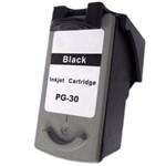 Ficha técnica e caractérísticas do produto Cartucho Compatível Canon Pg-30 Pg30 Black IP1800 IP2600 MP140 MP190 MP210 MP470 12,6ml
