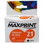 Ficha técnica e caractérísticas do produto Cartucho Compatível Hp 21 Preto - C9351a - Maxprint 6111631