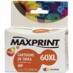 Ficha técnica e caractérísticas do produto Cartucho Compativel HP 60XL Colorido Maxprint