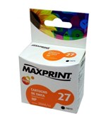 Ficha técnica e caractérísticas do produto Cartucho Compatível HP 27 Preto Maxprint 20ML - Maxprint