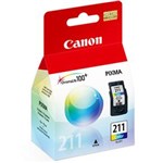 Ficha técnica e caractérísticas do produto Cartucho de Tinta Canon CL211 Colorido