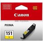 Ficha técnica e caractérísticas do produto Cartucho de Tinta Canon Cli-151 Amarelo