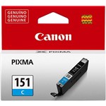Ficha técnica e caractérísticas do produto Cartucho de Tinta Canon Cli-151 Ciano