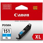 Ficha técnica e caractérísticas do produto Cartucho de Tinta Canon Cli-151xl Ciano