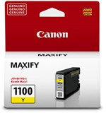 Ficha técnica e caractérísticas do produto Cartucho de Tinta Canon PGI-1100Y Amarelo MB2010