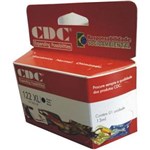 Ficha técnica e caractérísticas do produto Cartucho de Tinta CDC CD563HB 122XL Preto Compatível com CH563HB