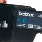 Ficha técnica e caractérísticas do produto Cartucho de Tinta Ciano LC75C - Brother