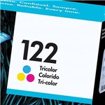 Ficha técnica e caractérísticas do produto Cartucho de Tinta Hp 122 Tricolor - Ch562hb