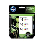 Ficha técnica e caractérísticas do produto Cartucho de Tinta Hp 46 Pacote Triplo Tricolor - M0h60al - Hp