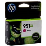 Cartucho de Tinta HP OfficeJet 951XL Magenta - CN0