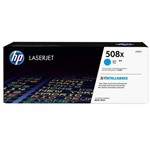 Cartucho de Toner HP LaserJet 508X CF361X - Ciano