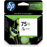 Ficha técnica e caractérísticas do produto Cartucho HP 75 XL Inkjet Vivera Colorido