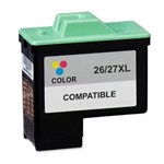 Ficha técnica e caractérísticas do produto Cartucho para Lexmark 26 10N0026 Colorido Compatível 11ml