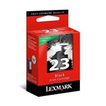Ficha técnica e caractérísticas do produto Cartucho LEXMARK 23 Preto 12 Ml 18C1523 - Lexmark