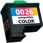 Ficha técnica e caractérísticas do produto Cartucho para Lexmark 26 10n0026 Colorido Compatível 11ml