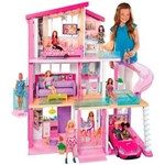 Ficha técnica e caractérísticas do produto Casa da Barbie dos Sonhos 76 Cm com 3 Andares com Escorregador FFY73 Mattel