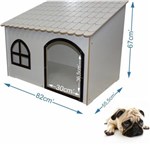 Ficha técnica e caractérísticas do produto Casa de Luxo para Cães - Média - Chocmaster