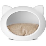 Ficha técnica e caractérísticas do produto Casa P/ Gatos Cat Cave Branco - Almofada Natural - Guisa Pet