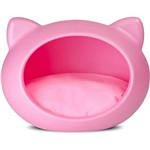 Ficha técnica e caractérísticas do produto Casa P/ Gatos Cat Cave Rosa - Almofada Rosa - Guisa Pet