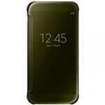 Ficha técnica e caractérísticas do produto Case Clear View para Samsung Galaxy S6 Dourada SAMSUNG - Samsung