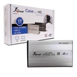 Ficha técnica e caractérísticas do produto Case Gaveta Externa para HD Sata 2.5 USB 2.0 Knup Kp-hd001 Preto