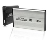 Ficha técnica e caractérísticas do produto Case Hd Externo Sata 2.5 de Bolso Usb 2.0 Notebook Slim USB 2.0 HD001 - Knup