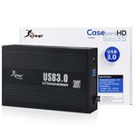 Ficha técnica e caractérísticas do produto Case Para HD Sata 3,5 Externo USB 3.0 Pc Computador