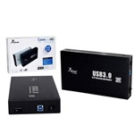 Ficha técnica e caractérísticas do produto Case para HD Sata 3.5 USB 3.0 Externo Preto Kp-HD004