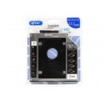 Ficha técnica e caractérísticas do produto Case Sata HD KP-HD009 CADDY 2.5 12.7mm Caddy Dvd para Segundo Hd ou Ssd