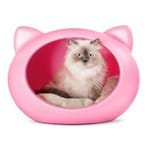 Casinha para Gato Cat Cave com Almofada (Rosa)